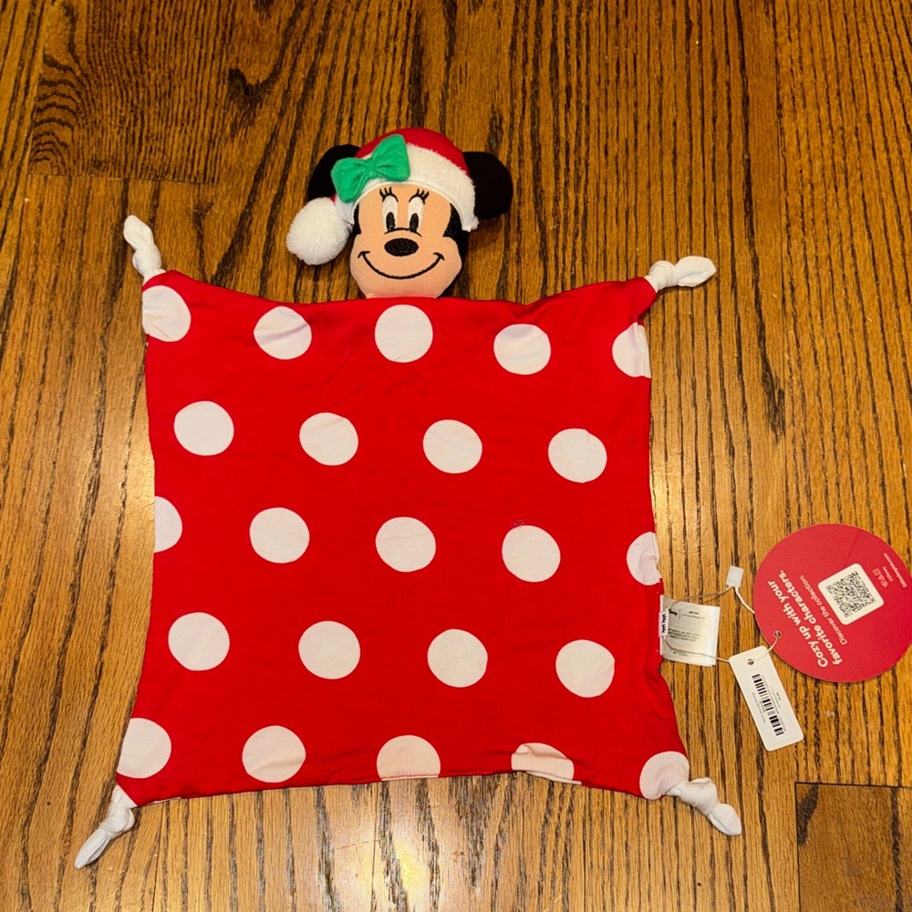 Little Sleepies Bamboo Disney Minnie Mouse Red and White Polka Dot Lovey
